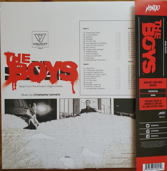 Christopher Lennertz - The Boys (Music From The Amazon Original Series) - New 2 LP Record 2019 Mondo Black Vinyl, OBI & Booklet - Soundtrack - Shuga Records
