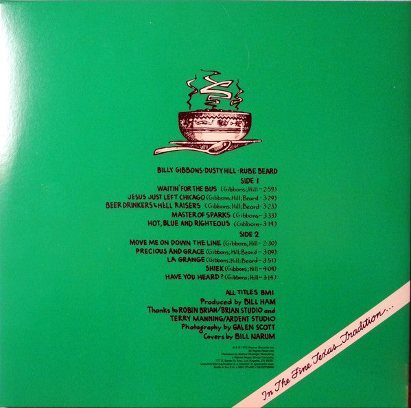 ZZ Top – Tres Hombres (1973) - Mint- LP Record 2020 Warner 180 gram Vinyl - Classic Rock / Southern Rock - Shuga Records