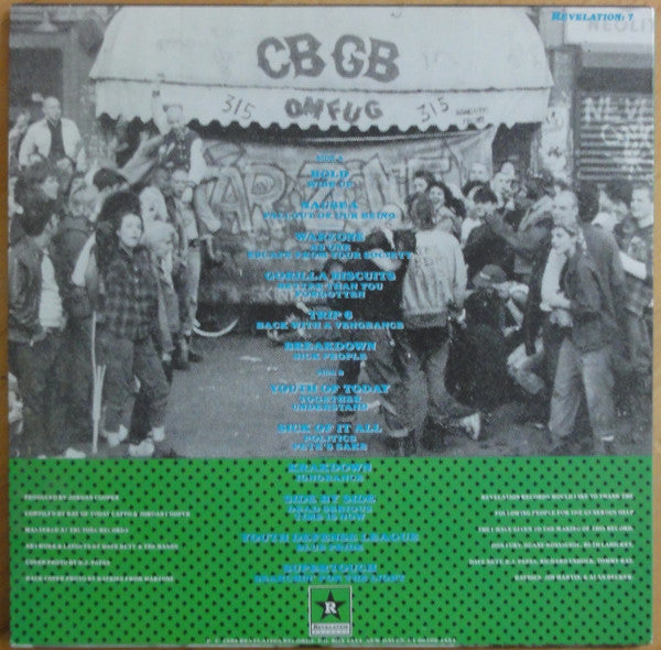 Various - New York City Hardcore - The Way It Is (1988) - VG+ LP Record 1990s Revelation USA Vinyl & Blue/Green Labels & Insert - Punk / - Shuga Records