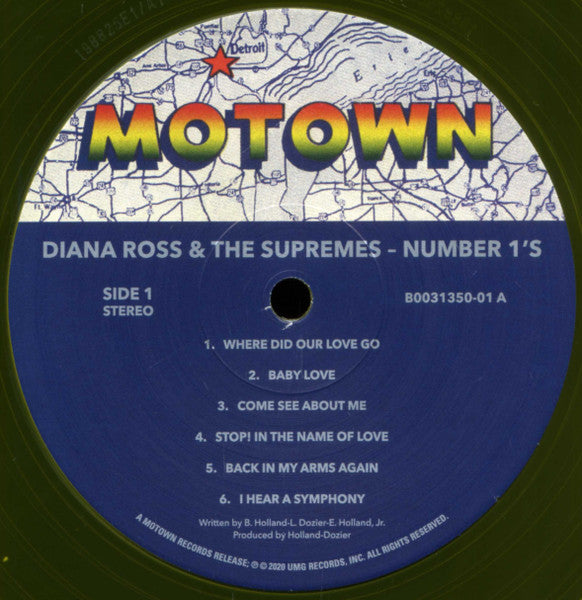 Diana Ross & The Supremes - Number 1's - New LP Record 2020 Motown Target Exclusive Yellow Translucent Vinyl - Soul / Pop