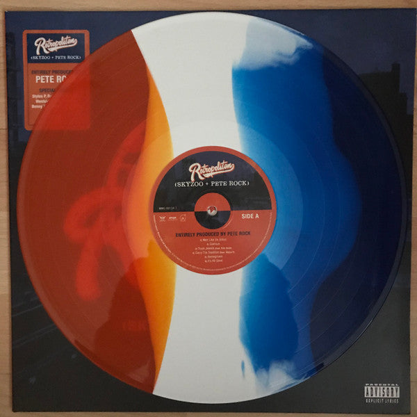 Skyzoo & Pete Rock ‎- Retropolitan - New LP Record 2019 Mello Music Group Orange, White, & Blue Tri-Stripe Vinyl - Hip Hop - Shuga Records