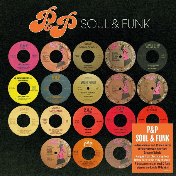 Various – P&P Soul & Funk - VG+ 2 LP Record 2020 Demon UK 180 gram Vinyl - Soul / Funk / Disco