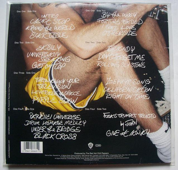 Red Hot Chili Peppers – Live In Hyde Park - VG+ 4 LP Record 2004 Warner Original Vinyl - Alternative Rock / Funk Metal - Shuga Records