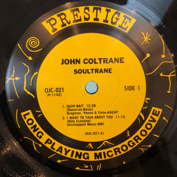 John Coltrane - Soultrane (1958) - Mint- LP Record 2015 Prestige Original Jazz Classics Vinyl - Jazz / Hard Bop