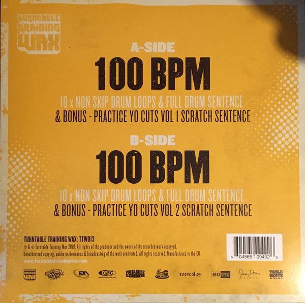 Ritchie Ruftone - Ultimate Drum Loops - New LP Record 2019 Turntable Training Wax UK Vinyl - Hip Hop / DJ Battle Tool - Shuga Records