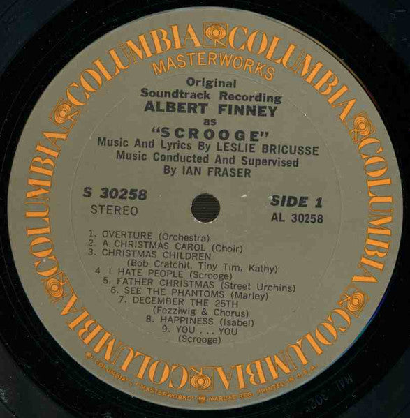 Leslie Bricusse - Scrooge - Mint- (cover VG+) LP Record 1970 Columbia Original Vinyl - Soundtrack / Musical / Holiday - Shuga Records