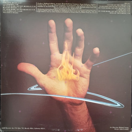 Roger Kellaway - The Center Of The Circle - VG+ LP Record 1972 A&M USA Original Vinyl - Jazz / Fusion - Shuga Records
