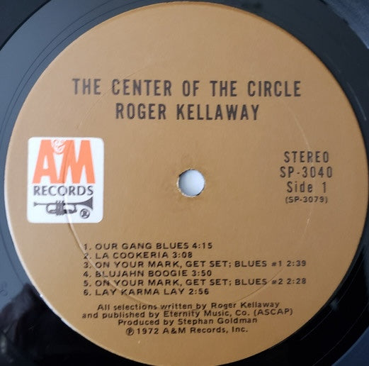Roger Kellaway - The Center Of The Circle - VG+ LP Record 1972 A&M USA Original Vinyl - Jazz / Fusion - Shuga Records