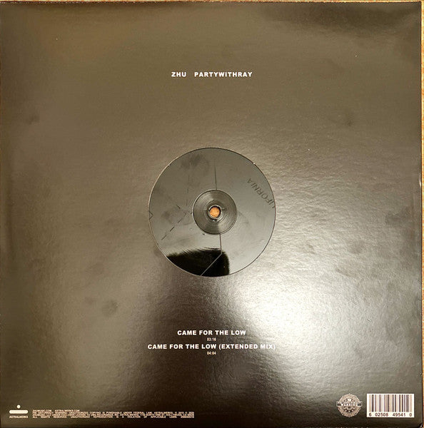 Zhu - Came For The Low - New 12" Single Record 2020 Astrawerks Vinyl - Electronic / House - Shuga Records