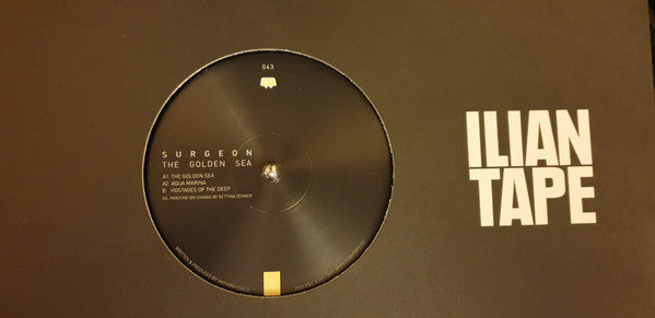 Surgeon - The Golden Sea - New 12" Single 2020 Ilian Tape Germany 180 gram Vinyl - Techno - Shuga Records