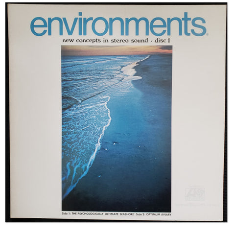 Irv Teibel – Environments (Totally New Concepts In Sound - Disc 1) (1969) - Mint- LP Record 1970 SR Atlantic USA Vinyl - Ambient / Field Recording / Therapy