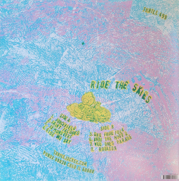 Lightning Bolt - Ride The Skies (2001) - Mint- LP Record 2020 Thrill Jockey USA Black Vinyl, Download & Wrap Poster Cover - Rock / Noise / Experimental - Shuga Records