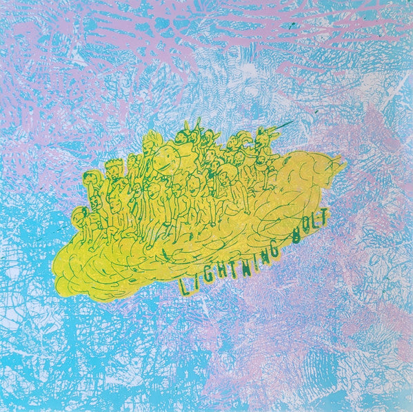 Lightning Bolt - Ride The Skies (2001) - Mint- LP Record 2020 Thrill Jockey USA Black Vinyl, Download & Wrap Poster Cover - Rock / Noise / Experimental - Shuga Records