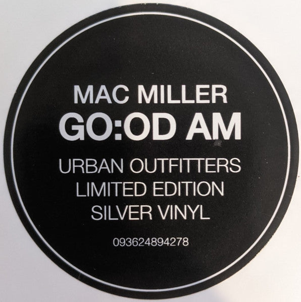 Mac Miller - GO:OD AM (2015) - New 2 LP Record 2020 Warner Urban Outfitters Exclusive Silver Vinyl - Hip Hop - Shuga Records