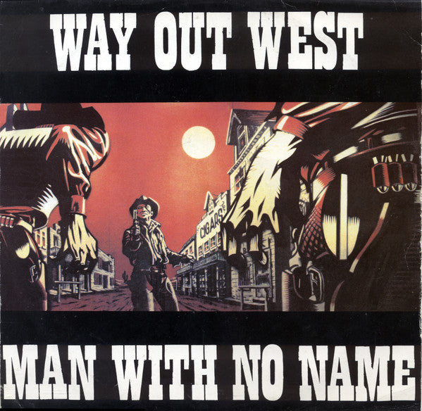 Man With No Name - Way Out West - Mint- 12" Single Record 1990 Spiral Cut UK Vinyl - Techno - Shuga Records