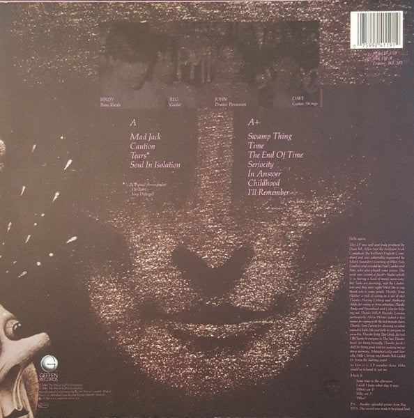 The Chameleons - Strange Times - VG+ LP Record 1986 Geffen Germany Vinyl, Pink Frame & LC 7266 - New Wave / Indie Rock / Ethereal - Shuga Records