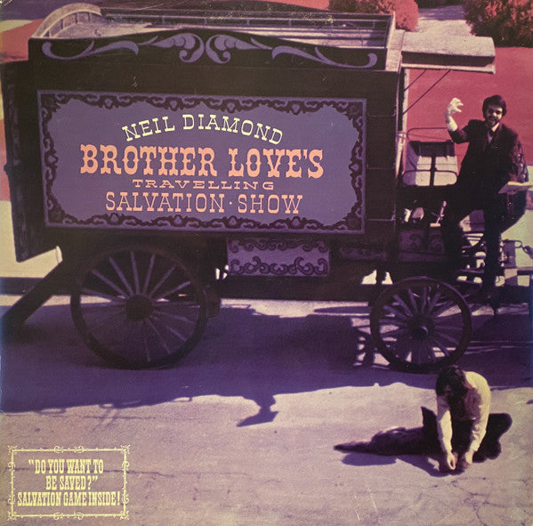 Neil Diamond - Brother Love's Travelling Salvation Show / Sweet Caroline - VG+ LP Record 1969 UNI USA Original Vinyl & 2nd Cover Variation - Pop Rock / Soft Rock - Shuga Records