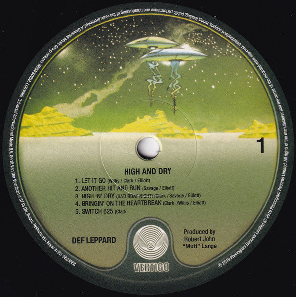 Def Leppard ‎– High 'N' Dry (1981) - New LP Record 2020 UMC Vinyl - Pop Rock / Hard Rock / Heavy Metal - Shuga Records