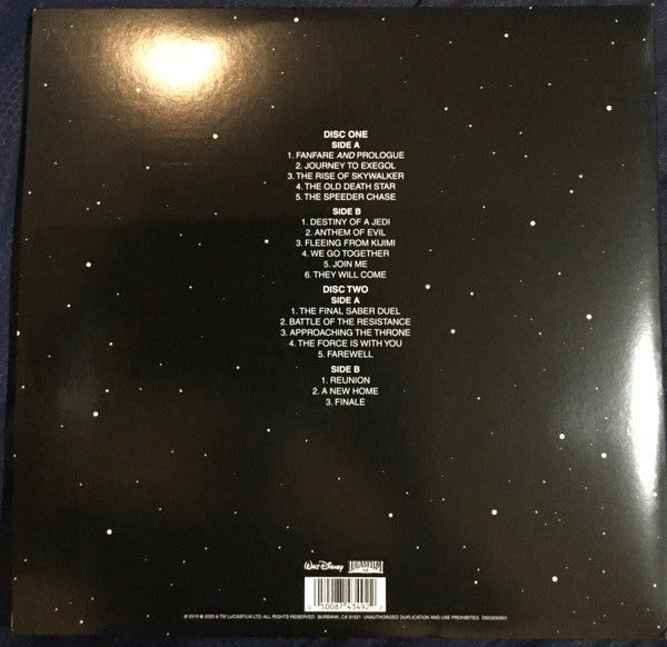 John Williams - Star Wars: The Rise Of Skywalker (Original Motion Picture) - Mint- 2 LP Record 2020 Lucasfilm Walt Disney 180 gram Vinyl & Booklet - Soundtrack - Shuga Records