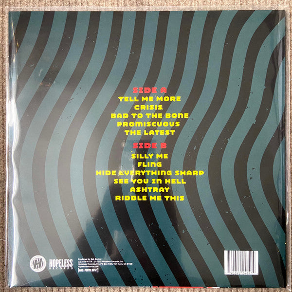 WSTR - Identity Crisis - Mint- LP Record 2018 Hopeless Banquet Exclusive UK Black/Teal [Half & Half] Vinyl & Download - Rock / Pop Punk - Shuga Records