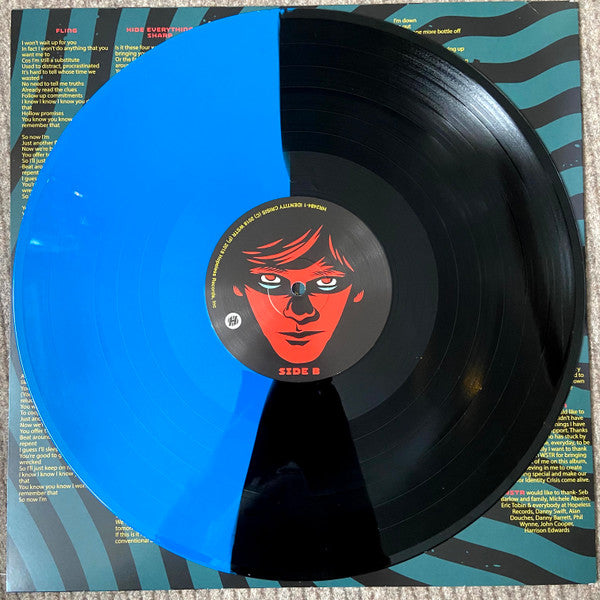 WSTR - Identity Crisis - Mint- LP Record 2018 Hopeless Banquet Exclusive UK Black/Teal [Half & Half] Vinyl & Download - Rock / Pop Punk - Shuga Records