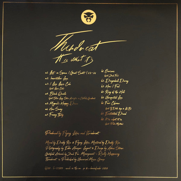 Thundercat - It Is What It Is - Mint- LP Record 2020 Brainfeeder Deluxe Clear Vinyl - Jazz-Funk / Hip Hop - Shuga Records