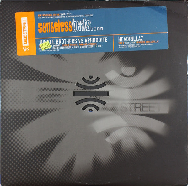 Jungle Brothers / Headrillaz  - Senseless Beats.... - Mint- 12" Single Record 1988 Gee Street USA Vinyl - Drum n Bass