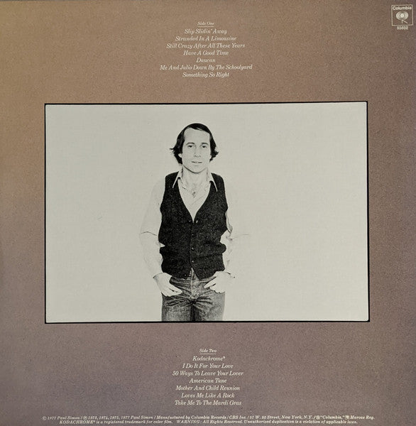 Paul Simon - Greatest Hits, Etc. - VG+ LP Record 1977 Columbia USA Vinyl - Pop Rock / Folk Rock - Shuga Records