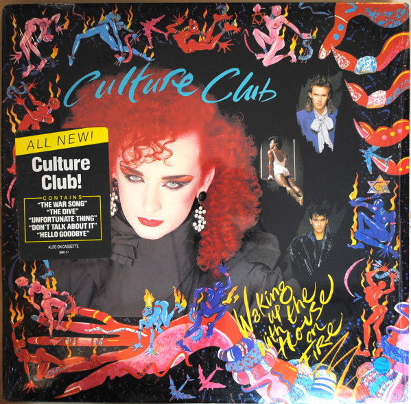 Culture Club - Waking Up With The House On Fire - Mint- LP Record 1984 Epic USA Vinyl - Pop / Synth-pop - Shuga Records