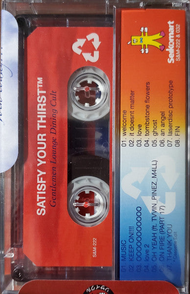 Gentlemen Lounge Dining Cult - Satisfy Your Thirst™ / Satisfy Your Thirst™ 2 - New Cassette 2020 Seikomart Japan Tape - Electronic / Vaporwave / Experimental - Shuga Records