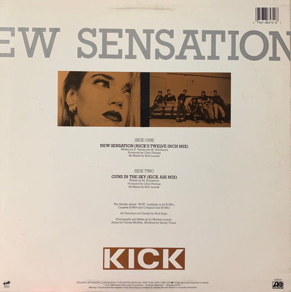 INXS – New Sensation (Nick Twelve Inch Mix) - VG+ 12" Single Record 1988 Atlantic USA Vinyl - Pop Rock /  Dance-pop / Synth-pop - Shuga Records
