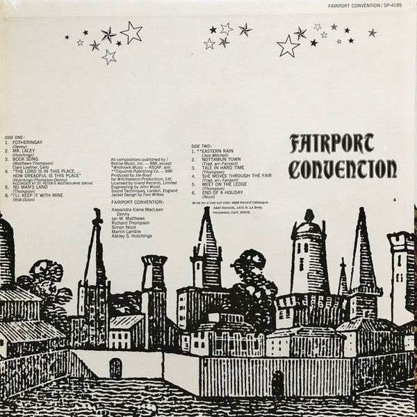 Fairport Convention - Fairport Convention - VG+ LP Record 1969 A&M USA Original Vinyl - Folk Rock - Shuga Records
