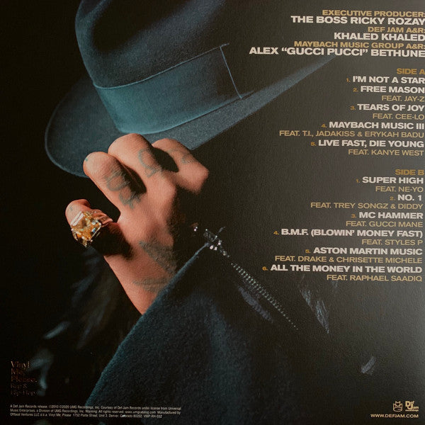 Rick Ross - Teflon Don (2010) - New LP Record 2020 Def Jam Vinyl Me Please Black & Gold Galaxy Vinyl - Hip Hop - Shuga Records