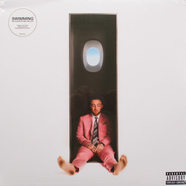 Mac Miller - Swimming (2018) - New 2 LP Record 2020 Warner REMember Urban Outfitters Transparent Blue Vinyl - Hip Hop - Shuga Records