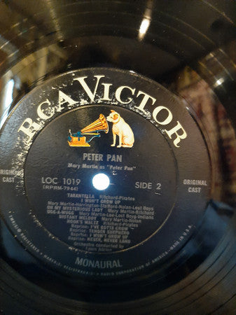 Mary Martin - Peter Pan (An Original Cast Recording 1954) - VG LP Record 1964 RCA USA Mono Vinyl - Musical / Score - Shuga Records
