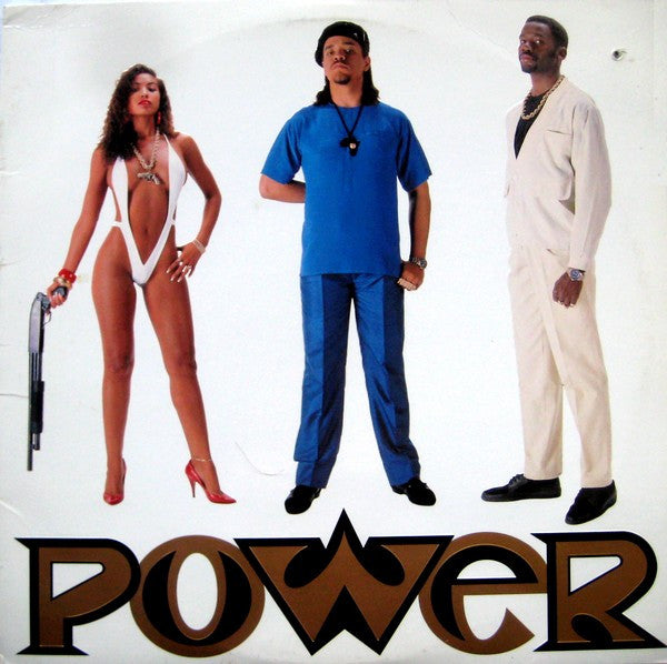 Ice-T - Power - VG+ (VG cover) LP Record 1988 Sire Rhyme Syndicate USA Original Vinyl - Hip Hip / Gangsta