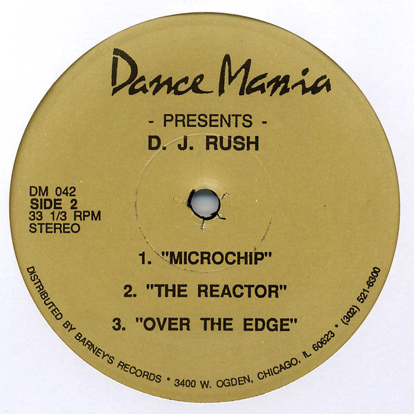 D. J. Rush - Childs Play - VG+ 12" Single Record 1991 Dance Mania USA Original Rare Vinyl - Chicago Ghetto House / Minimal Techno - Shuga Records