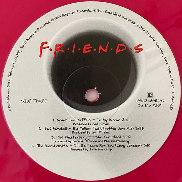 Various - Friends (1994) - Mint- 2 LP Record 2020 Reprise Hot Pink Vinyl & Insert - TV Series Soundtrack / Pop Rock