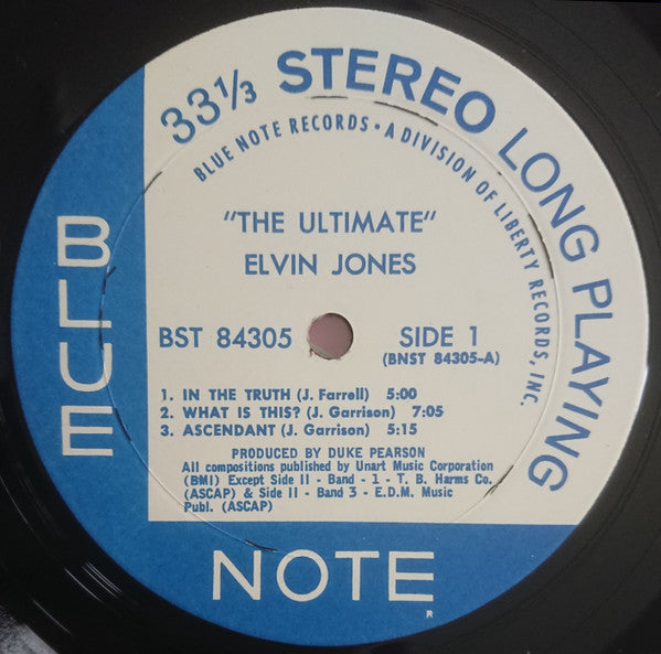 Elvin Jones - The Ultimate (1969) - New LP Record 2015 Blue Note Vinyl - Jazz / Post Bop - Shuga Records