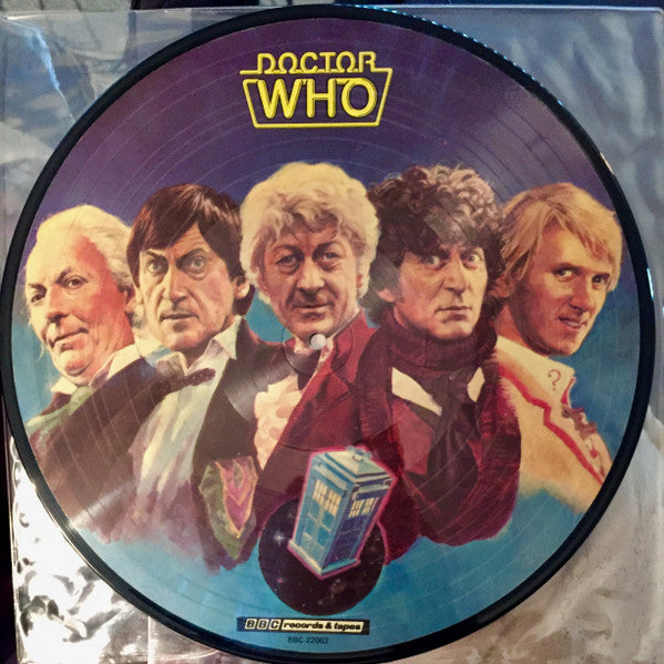BBC Radiophonic Workshop - Doctor Who - The Music/Sound Effects - VG- (Sleight warp) LP Record 1984 BBC Picture Disc USA Vinyl - Soundtrack / Effects - Shuga Records
