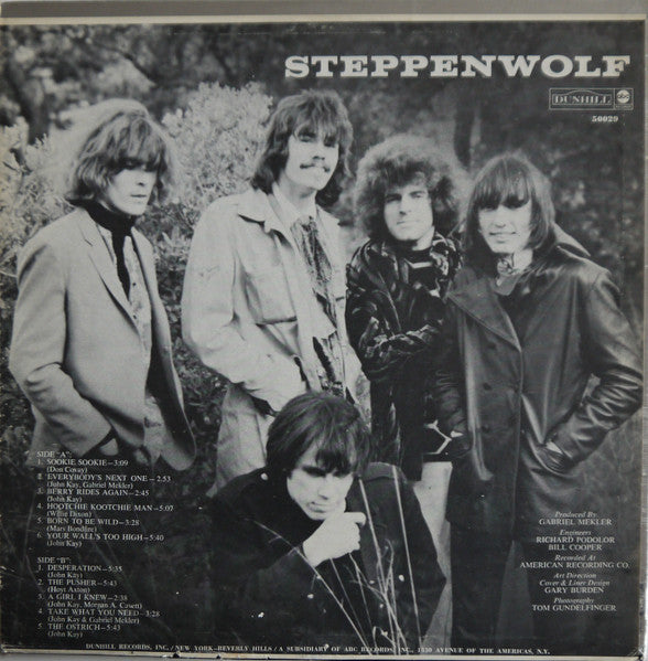 Steppenwolf – Steppenwolf - VG+ LP Record 1968 ABC Dunhill USA Vinyl - Psychedelic Rock / Hard Rock