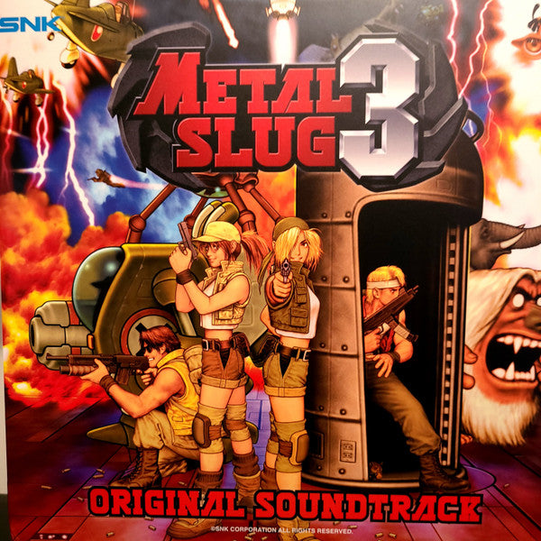 SNK Sound Team - Metal Slug 3 Original Soundtrack - Mint- 2 LP Record 2020 Wayô France Red with White Splatter Vinyl - Video Game Music - Shuga Records