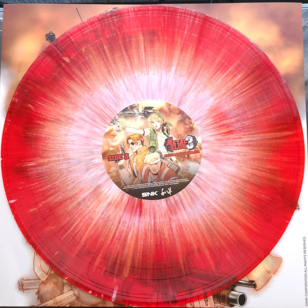 SNK Sound Team - Metal Slug 3 Original Soundtrack - Mint- 2 LP Record 2020 Wayô France Red with White Splatter Vinyl - Video Game Music - Shuga Records