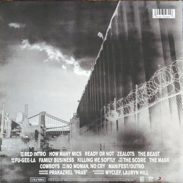 Fugees - The Score (1996) - Mint- 2 LP Record 2020 Columbia Target Clear w/ Smoky White Swirls Vinyl - Hip Hop / Conscious / Boom Bap
