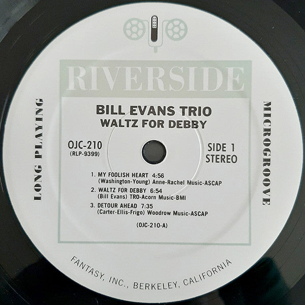 Bill Evans Trio – Waltz For Debby (1962) - Mint- LP Record 2009 Riverside Original Jazz Classics USA Vinyl - Jazz / Post Bop / Modal