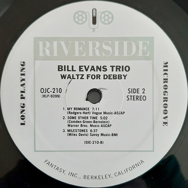 Bill Evans Trio – Waltz For Debby (1962) - Mint- LP Record 2009 