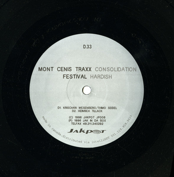 Various - Compiler One - VG+ 2LP Record 1996 Jakpot Germany Vinyl - Techno / Acid / Experimental - Shuga Records