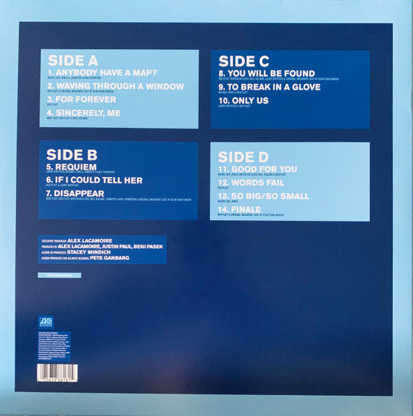 Benj Pasek, Justin Paul - Dear Evan Hansen: Original Broadway Cast Recording - Mint- 2 LP Record 2017 Atlantic Vinyl - Musical / Soundtrack - Shuga Records