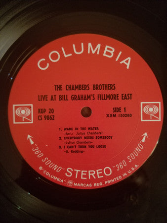 The Chambers Brothers – Love, Peace And Happiness / Live At Bill Graham's Fillmore East - Mint- 2 LP Record 1969 Columbia USA 360Vinyl - Soul / Funk / Rock