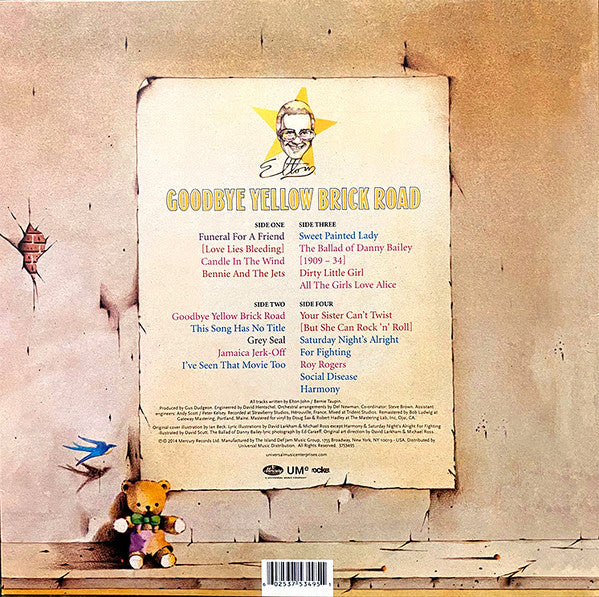 Elton John - Goodbye Yellow Brick Road (1973) - New 2 LP Record 2014 Mercury 180 gram Vinyl - Pop Rock / Classic Rock - Shuga Records